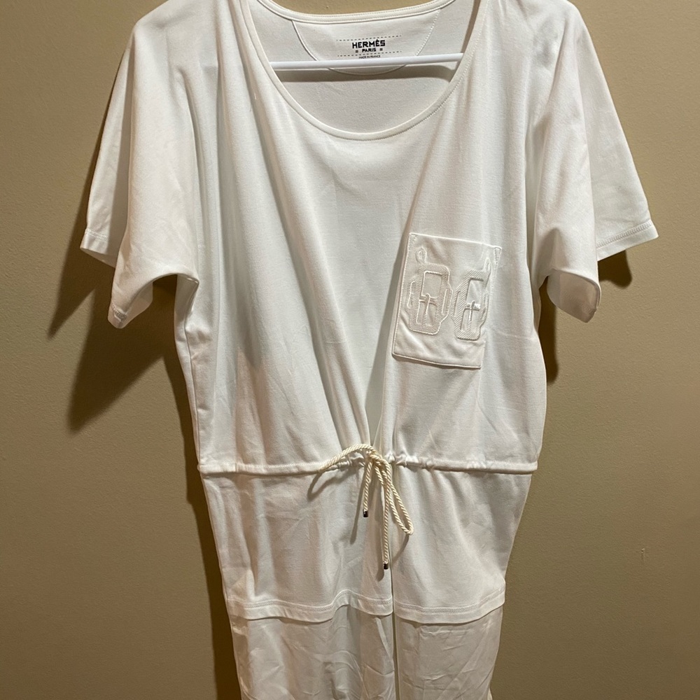 Hermès NWT White Dress